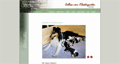 Desktop Screenshot of collies-vom-klostergarten.de