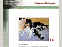 Tablet Screenshot of collies-vom-klostergarten.de